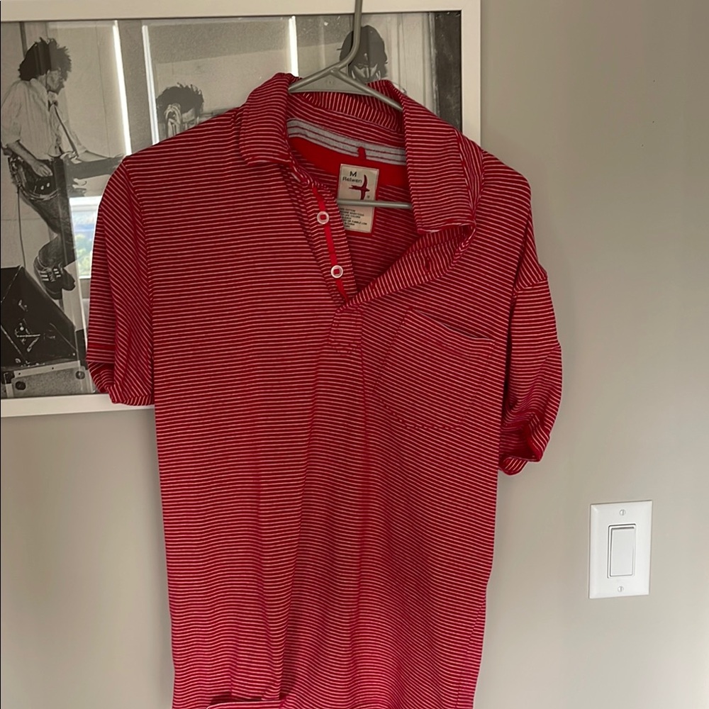 Red Striped Men's Shirt